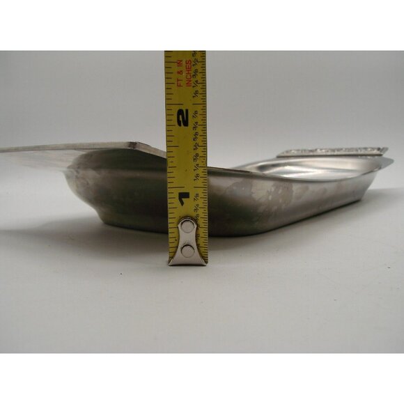 Serving Tray Platter Dish Danish Modern MCM Stainless International Decorator - Picture 11 of 11